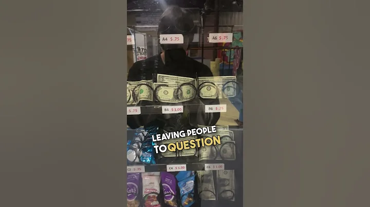 Strange Vending Machine that Dispenses Money 💰 🤑