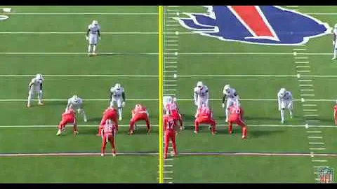 Take a look at how Patrick Graham only rushes 3 bu...