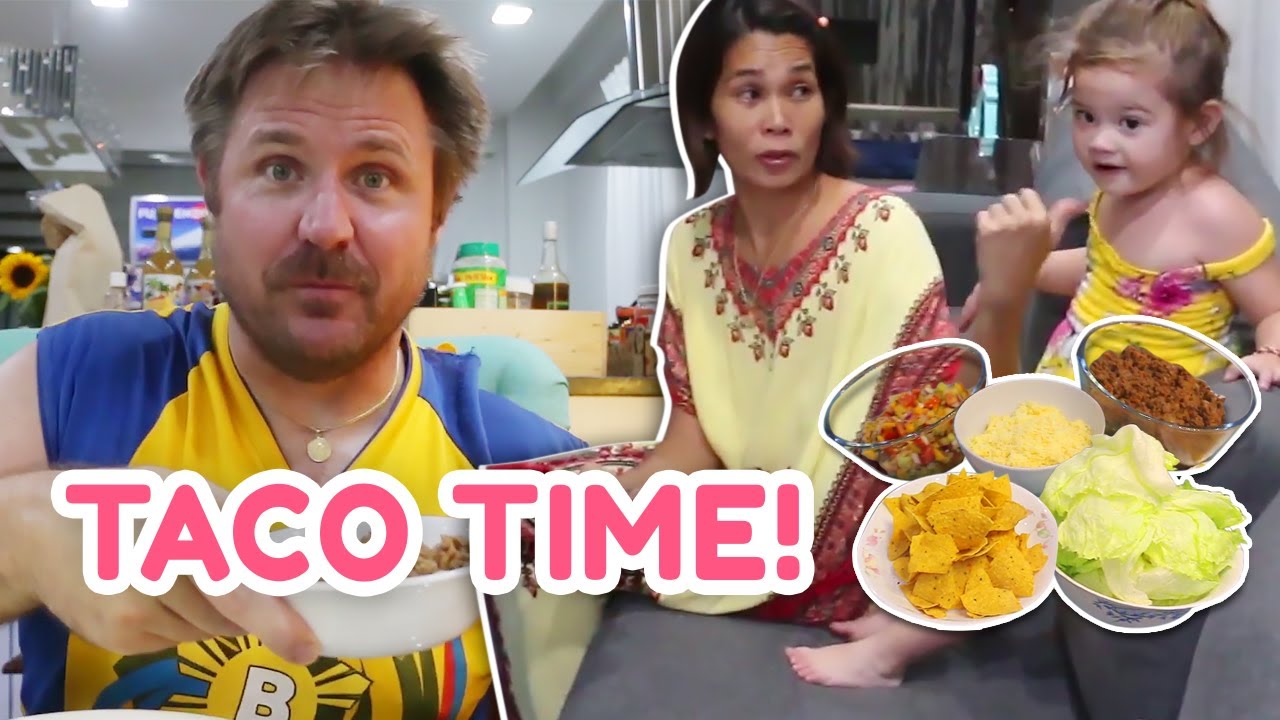 MEXICAN MUKBANG?! (POKLEE FAMILY TACO TIME) | PokLee Cooking