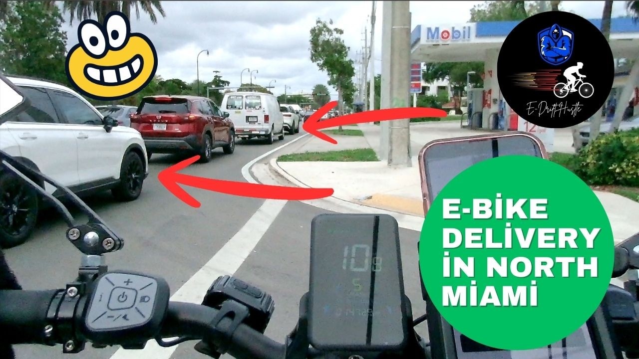 UberEATS E-bike Delivery in Miami (Madam Olivia, IHOP, Los Antjos)