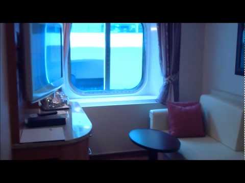 Celebrity Eclipse Oceanview Cabin Tour Youtube