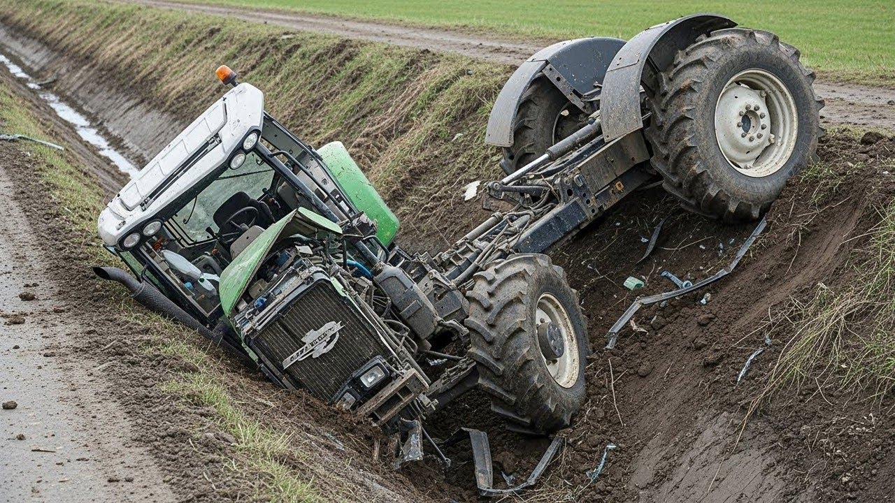 Unbelievable Tractor Fails Caught On Camera 2025 | Part 107 - YouTube