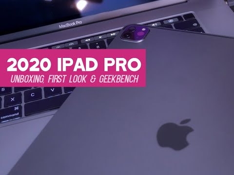 NEW 2020 Apple iPad Pro 12 9 Inch Unboxing  First Look   Geekbench Scores