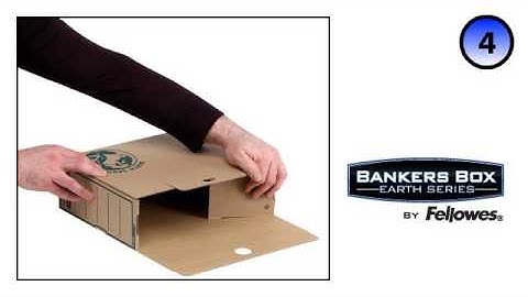 Bankers Box® Earth Series 100mm A4 Transfer File - Assembly Demo