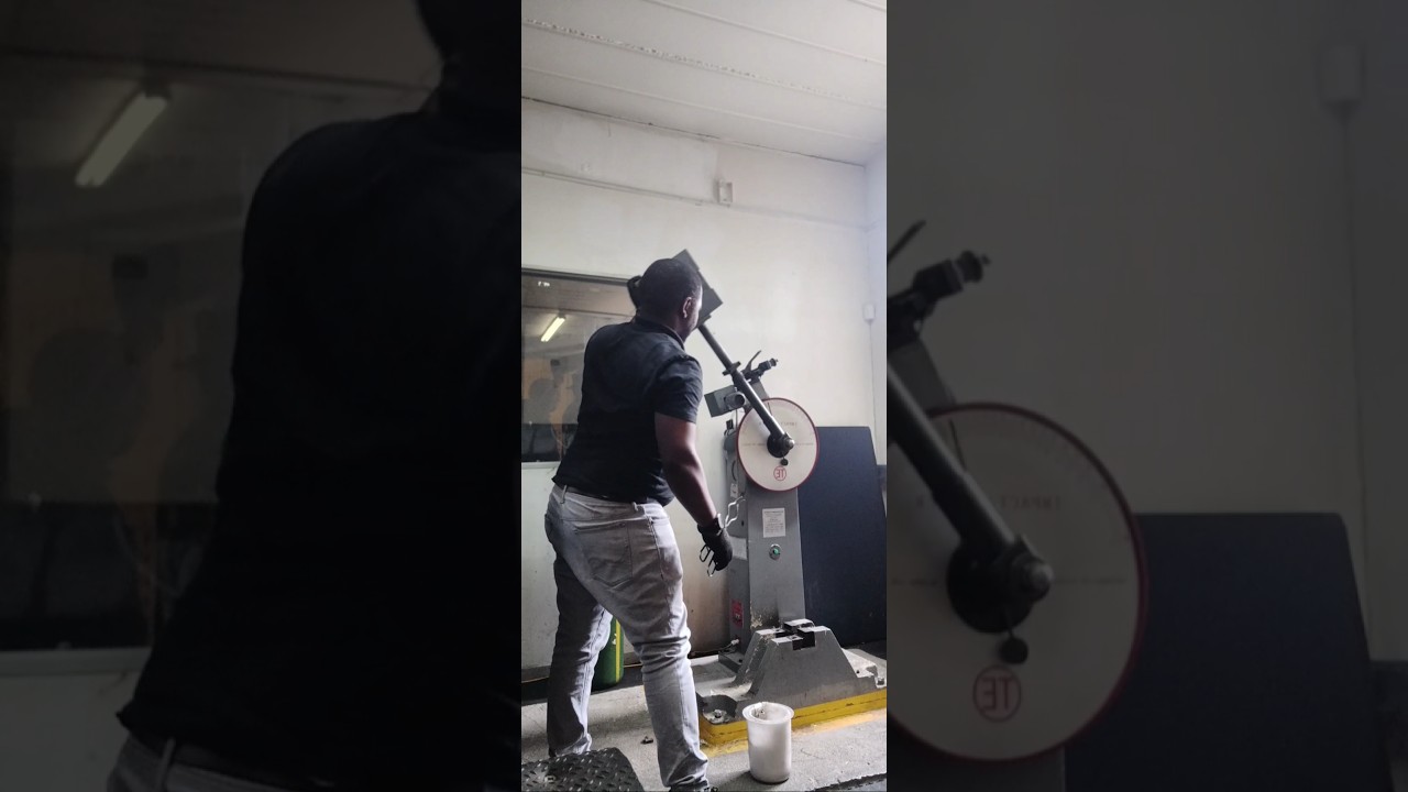 HOW TO PERFOM IMPACT TEST AT LOW TEMPERATURE IN MECHANICAL TESTING LABS (ON MOUTON PENDULE  CHARPY)