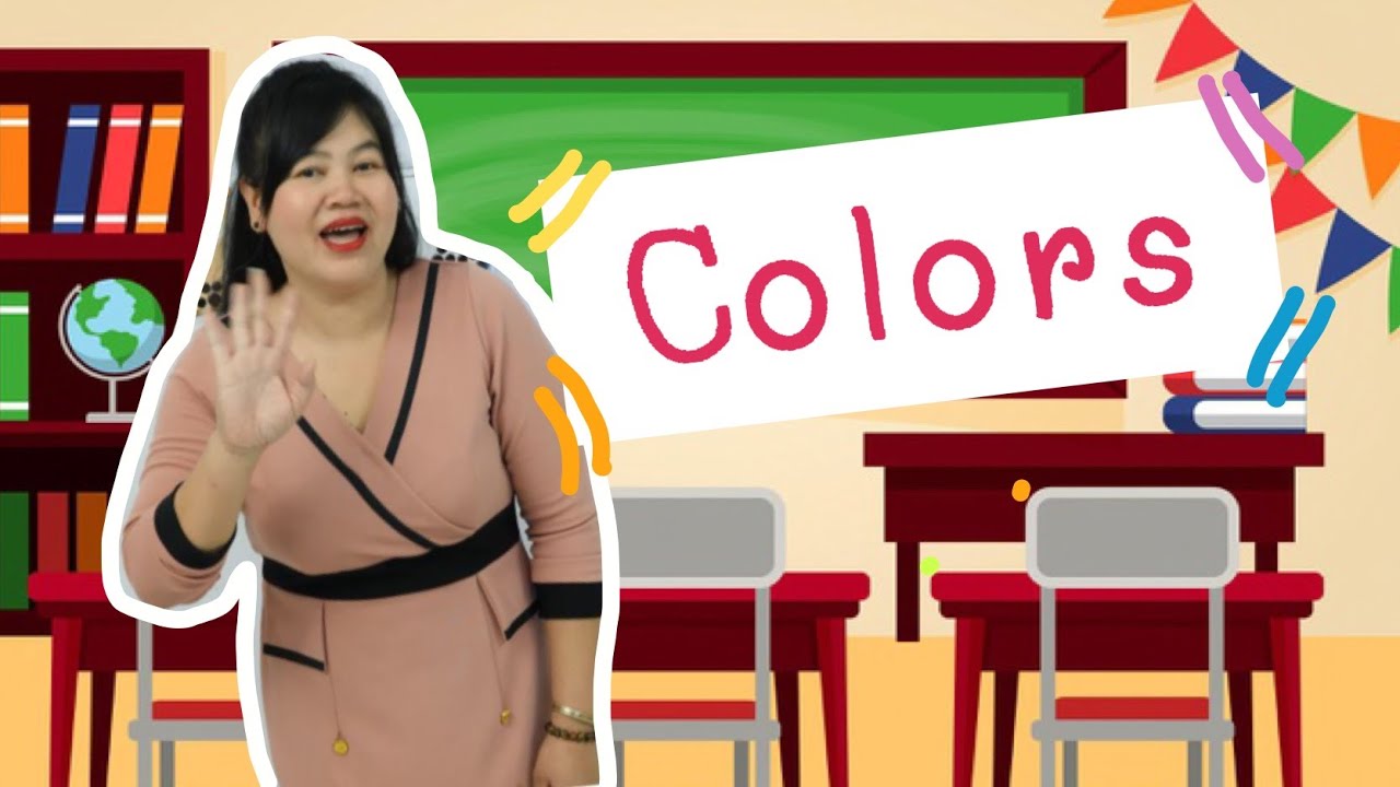 Colors เรียนรู้ภาษาอังกฤษ ( อนุบาล ) กับครูปุ๊ก