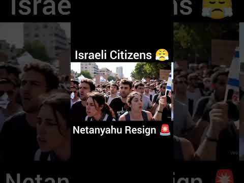 Israeli Citizens Demand Netanyahu Resign 😤🚨