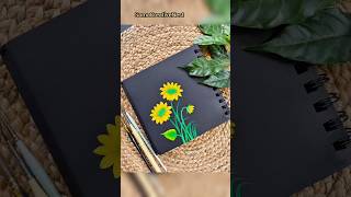 A little bloom of sunshine🌼✨#onestrokepainting #acrylicpainting #floralpainting