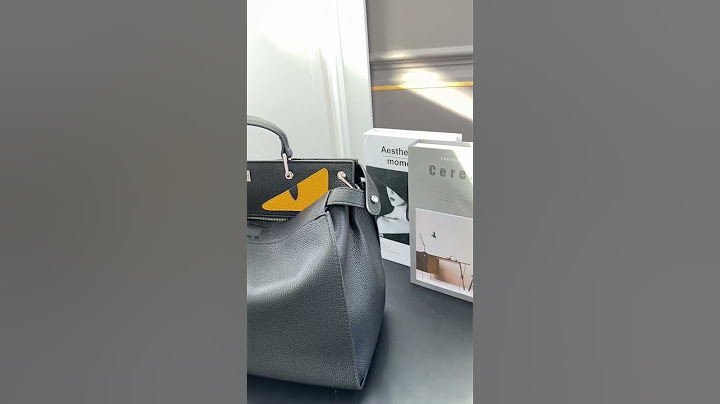FENDI Peekaboo Monster Eyes Tote Bag Review | Luxury Business Briefcase with Playful Character 👔👾