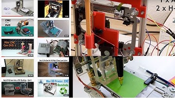 TOP 5 Homemade cnc machine made from cdrom drives