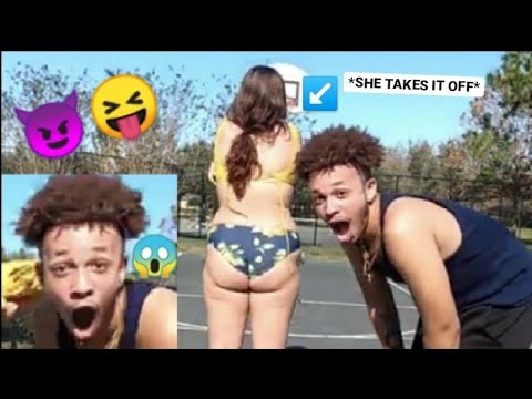 V Strip Basketball Challenge Everything Comes Off Youtube