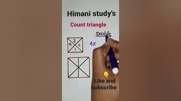 count triangle trick 🔥🔥#short #trick #youtube #trending