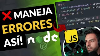 APRENDE a MANEJAR ERRORES y Códigos de ESTADO HTTP en tu API REST || Node.js con buenas prácticas