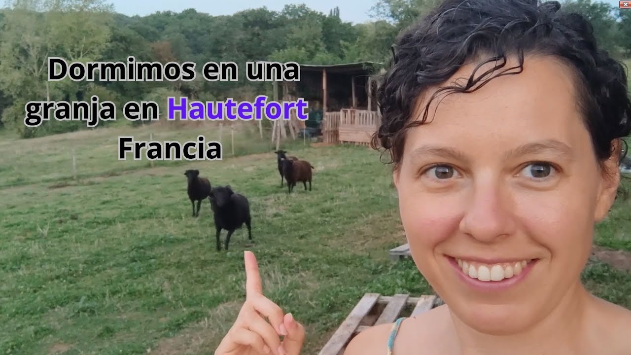 Dormimos en una granja en Hautefort, al sur de Francia
