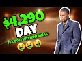 FOREX $4,290 IN 1 DAY + $12,000 WITHDRAWAL  | JEREMY CASH | FOREX TRADING 2021