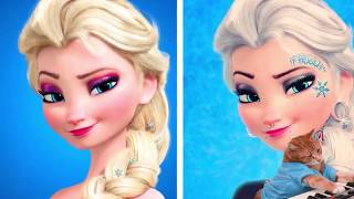 Disney Princesses as Modern BAD GIRLS 2 !