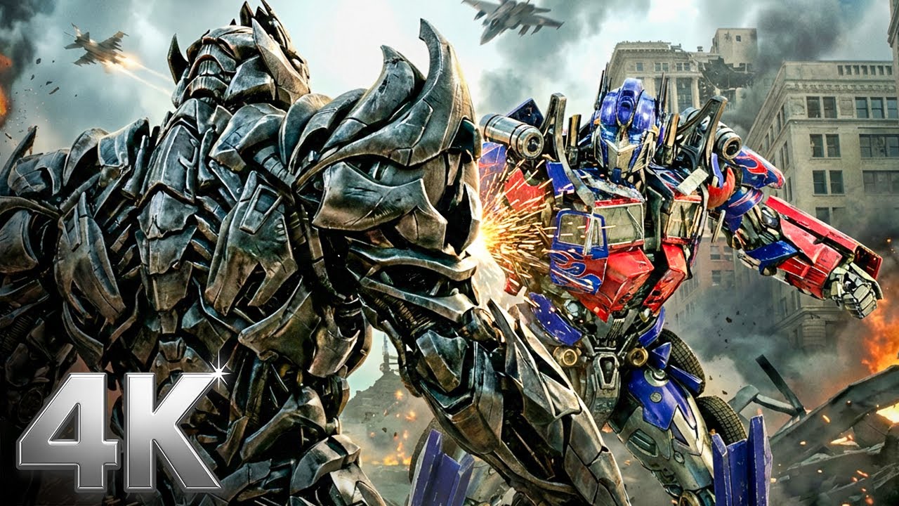 Nonstop Robot Warfare | Transformers Trilogy |💥 4K