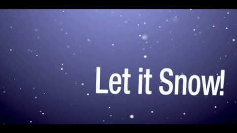 Let it Snow (After Effects Cs4)