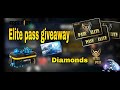 Elite pass giveaway to subscribers || come and join the live fast guys