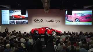 Relive the auction action of pinnacle portfolio as 2005 ferrari enzo,
gifted by factory to pope john paul ii and later sold benefit tsunami
vi...