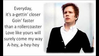 Video thumbnail of "Patrick Stump - Everyday (Tribute to Buddy Holly) with lyrics"