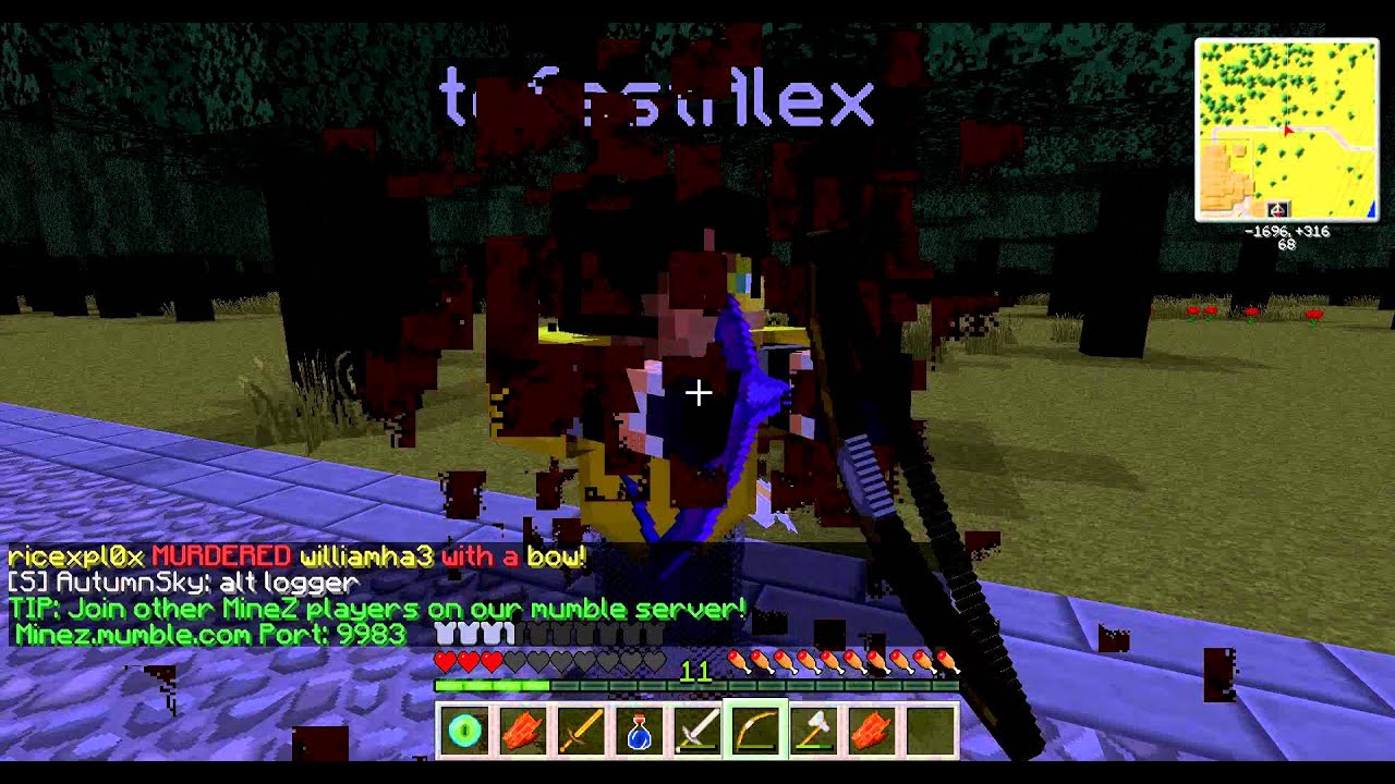 MineZ: tofastAlex Alt-Logging