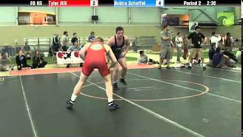 80 KG Tyler Rill vs Bubba Scheffel