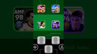 Who is better? | 4-2-4 formation | efootball 2024 mobile #shorts #efootball #pes #viral