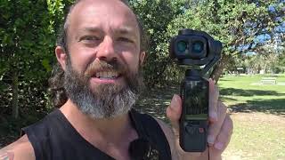 Testing the tracking feature of the Osmo DJI Pocket 4P for Movement Training