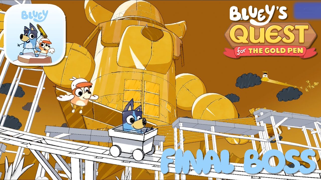 Поиски золотой ручки Блюи — ФИНАЛЬНЫЙ БОСС — Прохождение игры на iOS/Android