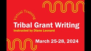 Tribal Grant Writing Day 3
