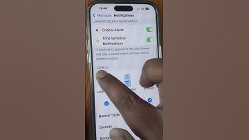 Show or Hide Messages Notification on iPhone Lock Screen