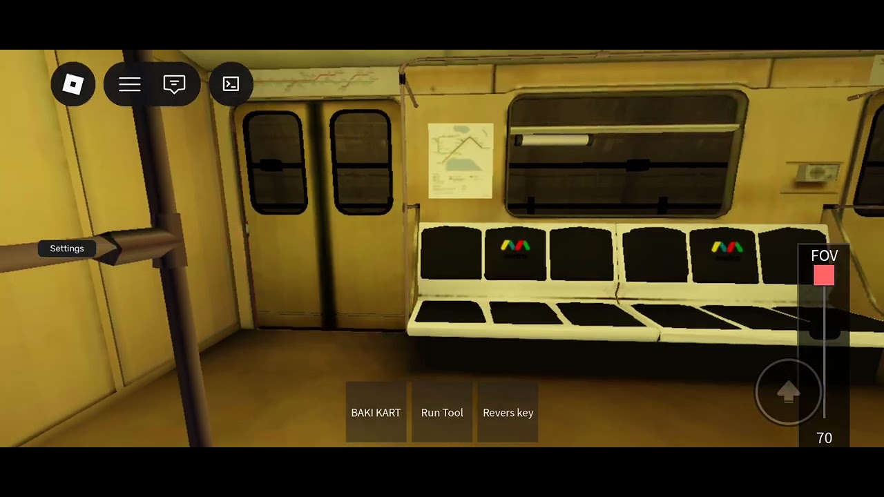 Baku Metro Roblox MBM (Qırmızı Xətt) Səfər: Bakmil-İçərişəhər 