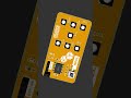 Digital Dice PCB Yellow #electronicsdesign #altiumdesigner #pcbdesign #kicad #easyeda