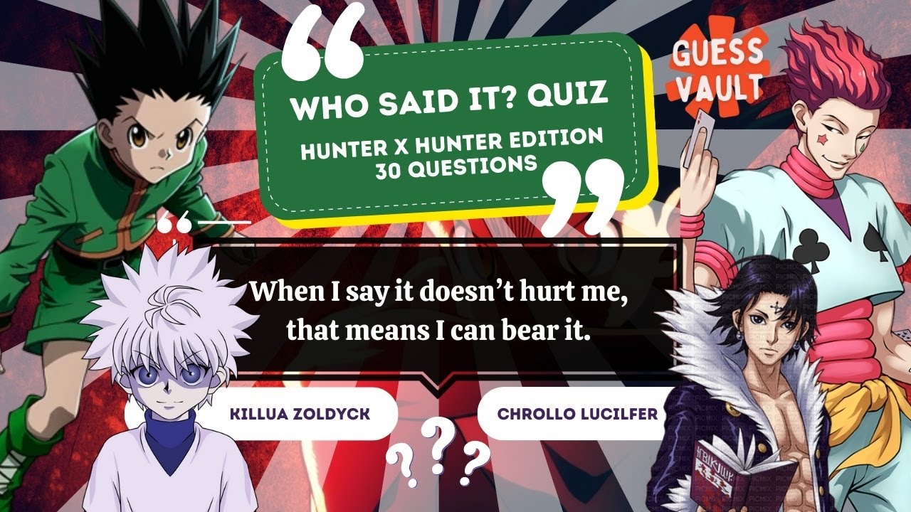 Quiz: How Well Do You Really Know Hunter x Hunter?