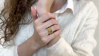 Vidéo: Bague Louis Vuitton "LV VOLT ONE" Diamant . Taille 56 . Prix neuf : 4100€