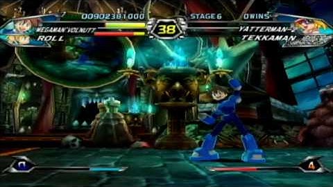 Tatsunoko VS Capcom - Megaman Volnutt & Roll - Arcade Mode (Part 2 of 2) [for jizuzz315]