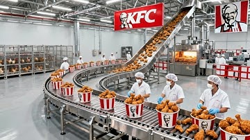 Inside the KFC Factory: From Fresh Chicken to Crispy Perfection (Full Process)