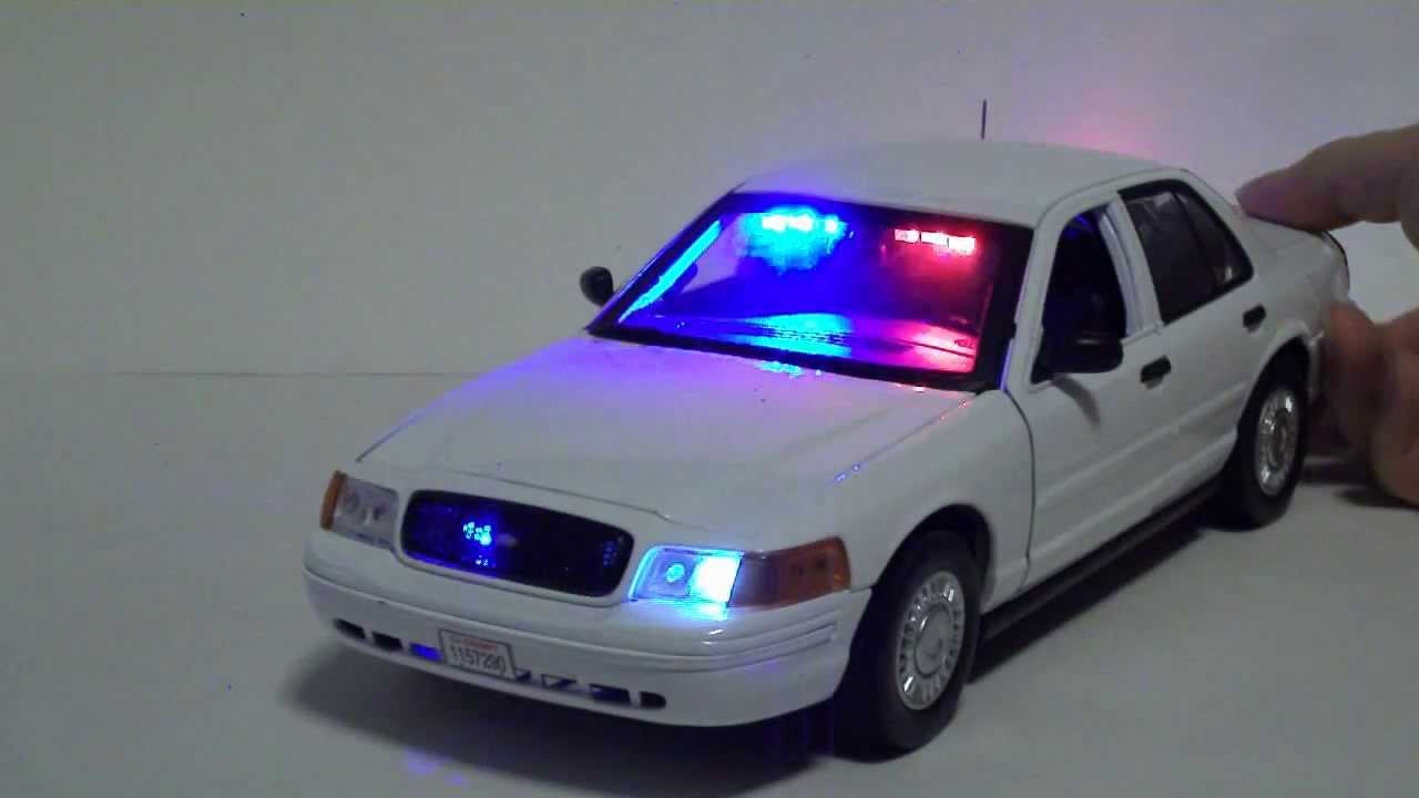 1 18 フォードクラウンビクトリア カリフォルニア州警察ステルスポリスカー Led サイレン Youtube