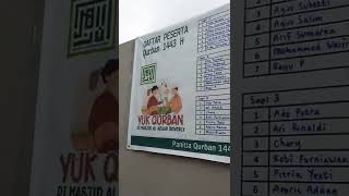 banyak daftar peserta hewan qurban😱⚘👍👍‼️🌐