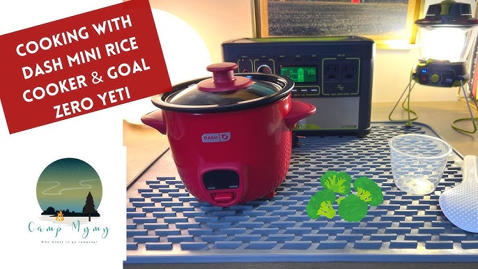 DASH 2Cup Mini Rice Cooker with 14 Recipes 