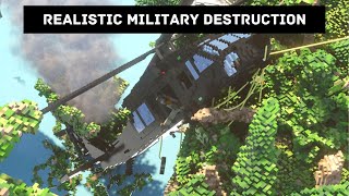 Realistic Military Destruction 2 | Teardown #teardown #sandbox #destruction