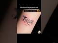 Names Tattoos with hummingbird. Tatuajes de Nombres con colibrí. #tattooland