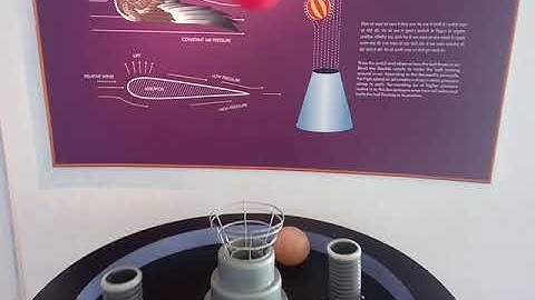 Floating balls due to air pressure, air is balancing ball in air without any support. live example