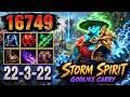 16,749 MMR Storm Spirit Makes the Enemy Look Easy！