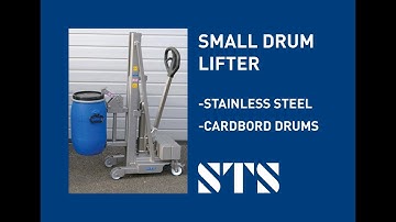 STS - Stainless Steel Cardboard Drum Lifter (DLM03-SS) Lifting Drums, Drum Handling