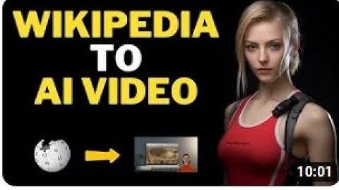 BEST AI Video Generator   Convert Wikipedia to YouTube Videos with Synthesia