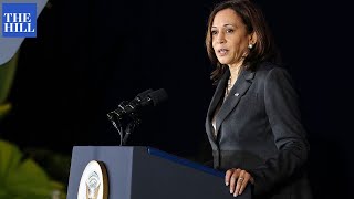 Kamala Harris takes questions from the press in Vietnam | FULL EVENT