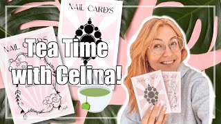 Summer tea time with Celina! 😃☕️ | New Nail Cards, new online courses and discount codes!! 🤩