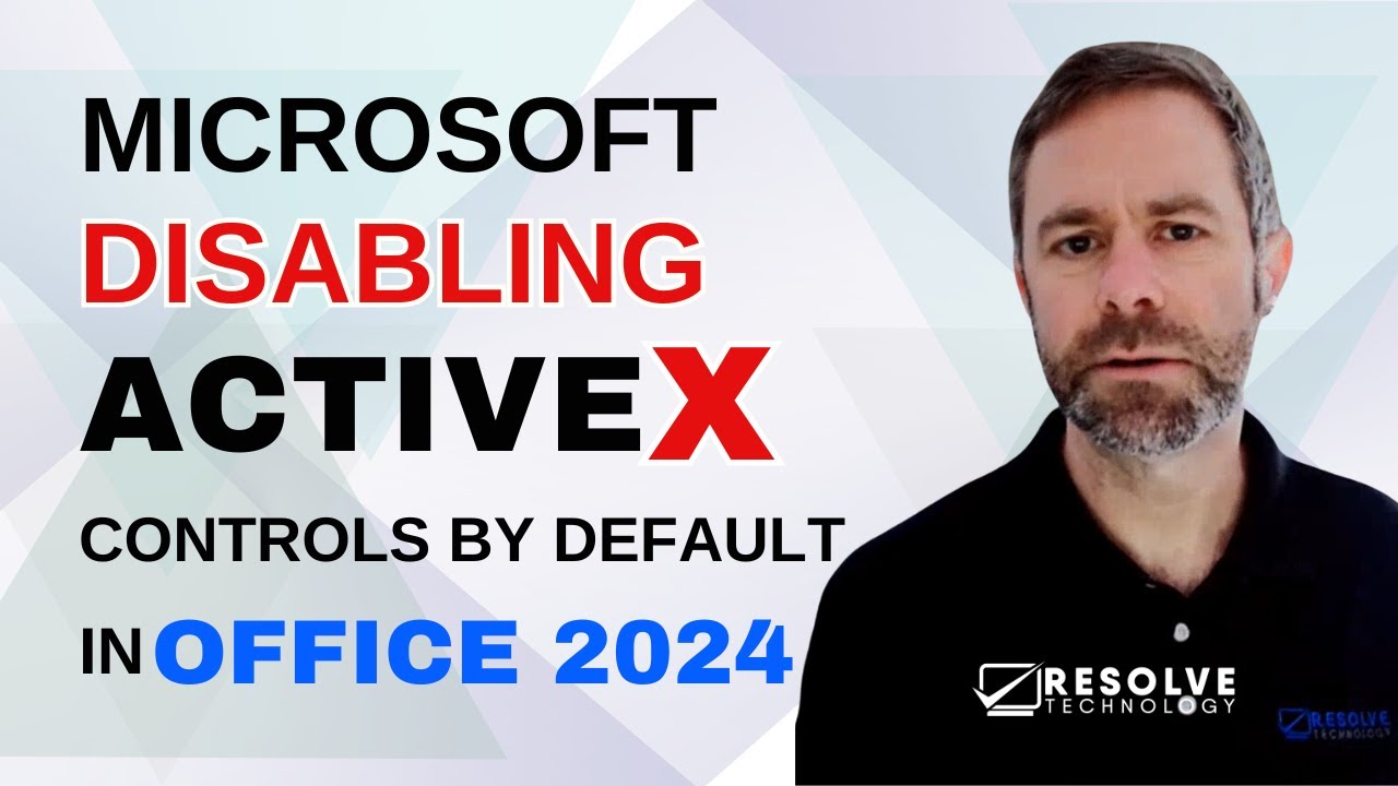 Microsoft Disabling ActiveX Controls By Default In Office 2024